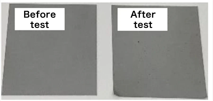 Electrolyzed iron foil
Contact resistance ratio: 1.0